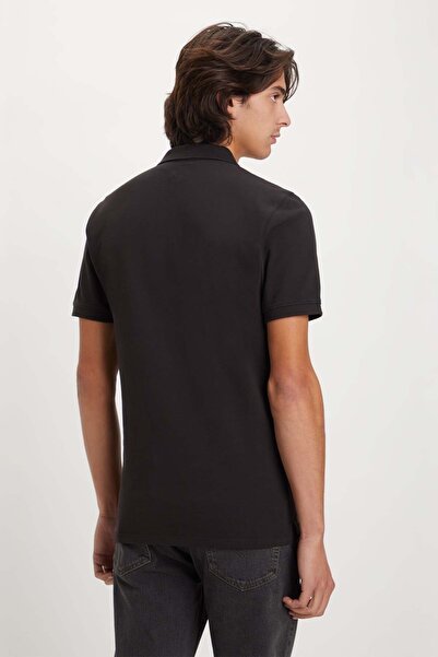 Levi's Ανδρικό μπλουζάκι πόλο Crew Neck Black - A4842-0015