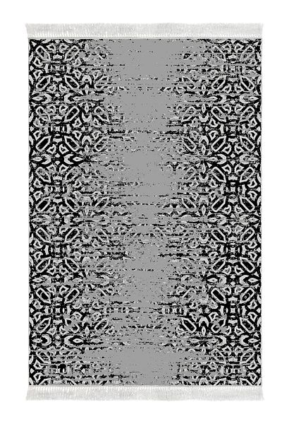Dekoreko Non-Slip Base Djt 2 Piece Bathroom Mat Set Trend Fringed Scandinavian Mu123 Gray