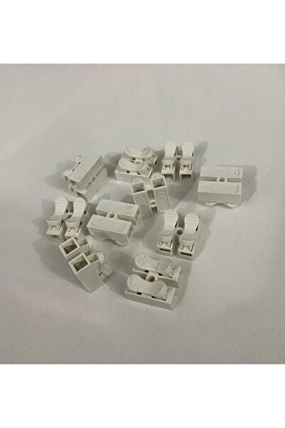 CNL Mandallı Vidasız Klemens - Basmalı Tip - 2 Pin 10 Li Paket