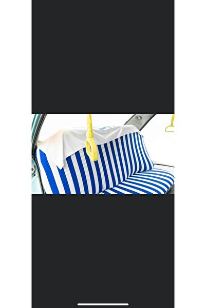 Genel Markalar Tofaş Zebra Koltuk Kılıfı Mavi Beyaz