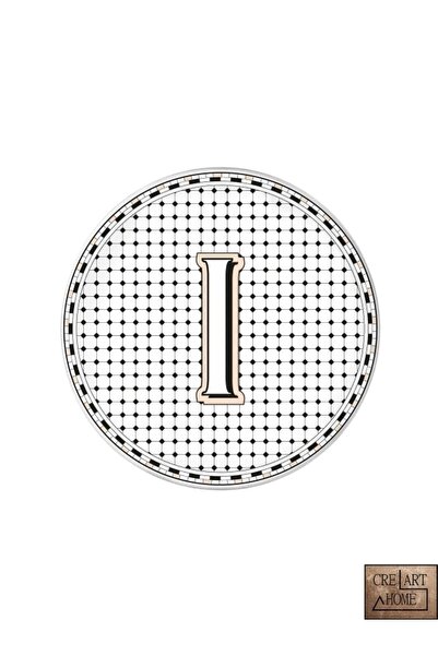 CREARTHOME Emily Cake Plate ''I'' - 19 Cm