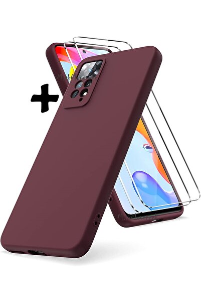 m.tk moveteck Xiaomi Redmi Note 12 Pro Uyumlu Kılıf Kamera Korumalı Içi Kadif...