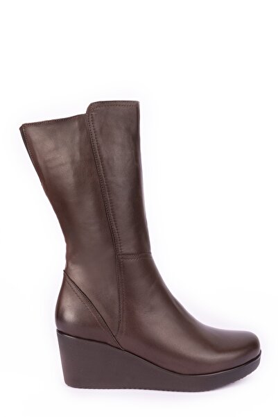 Elile Shoes Hakiki Deri 35 Numaradan 41-42-43-44 Numaraya Kadar Geniş Baldır Kadın Uzun Bot