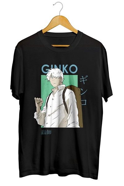 karikatürstore Ginko Mushishi Card Anime Printed Unisex T-Shirt