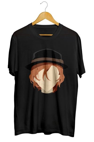 karikatürstore Chuuya Nakahara (bungou Stray Dogs) Anime Baskılı Unisex Tişört
