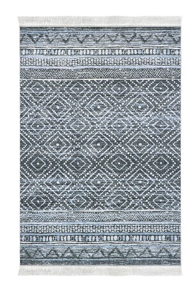 Dekoreko Set covoraș de baie cu bază anti-alunecare Djt 2 piese Trend Fringe Scandinavian F5087 Turcoaz