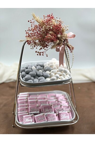 Masalsı Concept 60 Adet Madlen Kız Isteme Söz Nişan Çikolatası, Çift Katlı Su...
