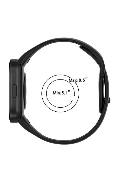 Nezih Case Xiaomi Redmi Watch 3 - حزام جل سيليكون ناعم