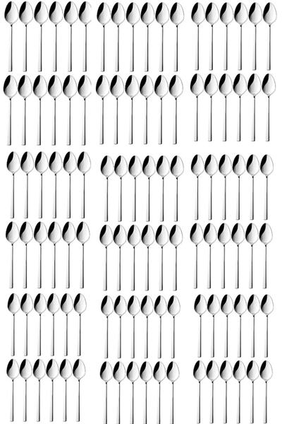 Hilamingo Home 72 Adet Lüx Çubuk Model Paslanmaz Çelik Çay Kaşığı