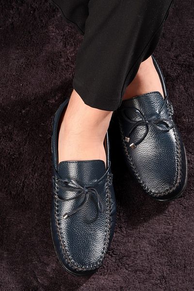 Ducavelli Borde Genuine Leather Men's Casual Shoes, Loafer Shoes, Light Shoes