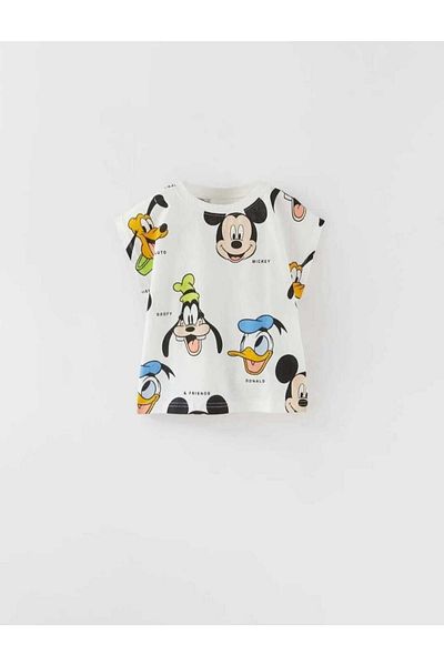 Moonly baby Disney Duck And Mickey Top and Bottom Shorts Set
