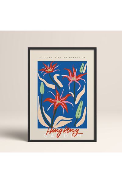 HOMEPACK Tablou cu rama din lemn negru Poster cu rama Decor artistic modern d...