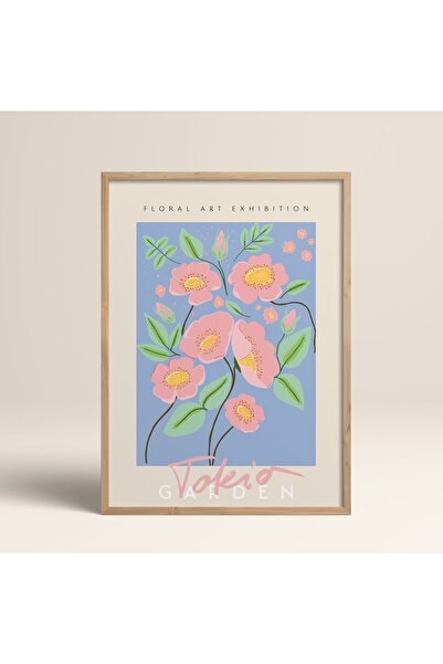 HOMEPACK Tablou cu rama din lemn natural Poster cu rama Decor artistic modern...