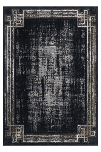Home Dream Lykia Antrasit Gold Modern Halı Lyk006