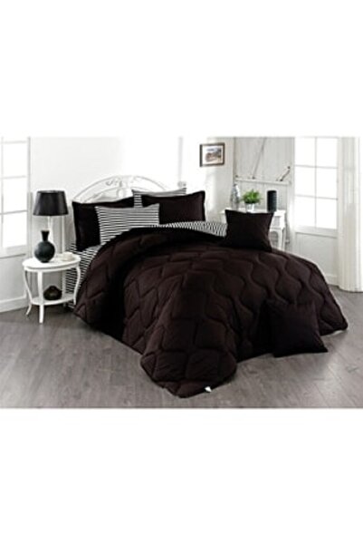 Sens Moi Uyku Seti (çift Kişilik) 6 Parça - Ranforce - Çizgili Desen- Çift Ta...