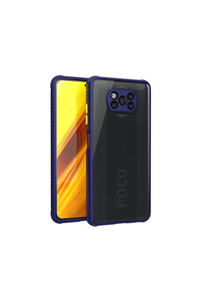 ZM STORE Xiaomi Poco X3 Kılıf Köşe Ve Kamera Korumalı Arkası Parlak Şeffaf Ka...