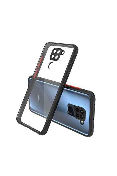 ZM STORE Xiaomi Redmi Note 9 Kılıf Köşe Ve Kamera Korumalı Arkası Parlak Şeff...