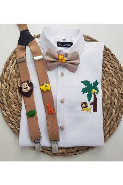 cool partyshop Saferi Konseptli Askı Papyon Gömlek