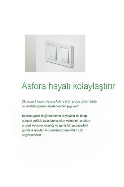 SCHNEIDER Asfora Beyaz 2'li Çerçeve