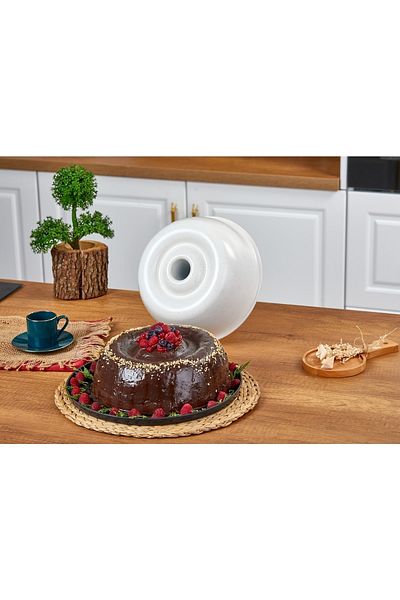 Taç Cast Drop Cake Mold Cream