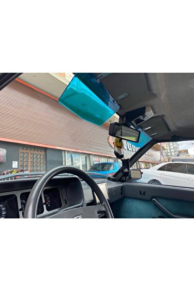 KARA AUTO Mavi Hollywood Sun Visor Oto Güneşlik 2 Adet 1 Çift