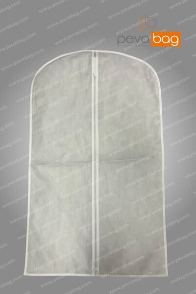 Pevabag Beyaz Takım Elbise Kılıfı (GAMBOÇ) 5 Adet / 62x102 Cm Beyaz 50 gr