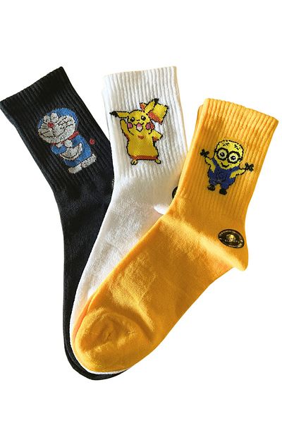 New Ted Socks 3 чифта безшевни тенис чорапи с герои