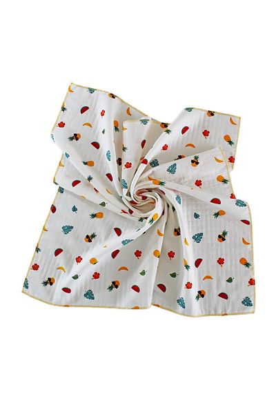 femmstore Multi-Purpose Muslin Blanket 90x90 Cm Organic Pineapple