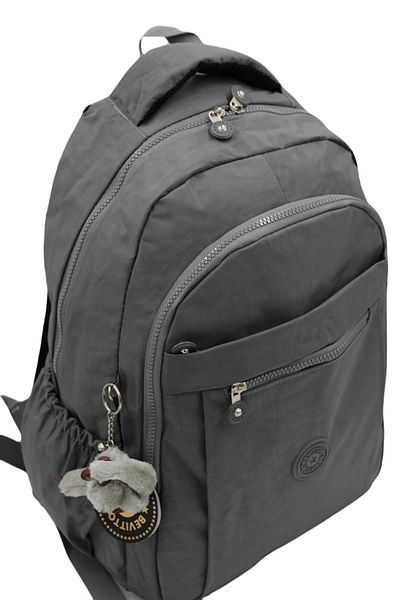 Bevitton Αδιάβροχο ύφασμα Unisex Grey Backpack 2300