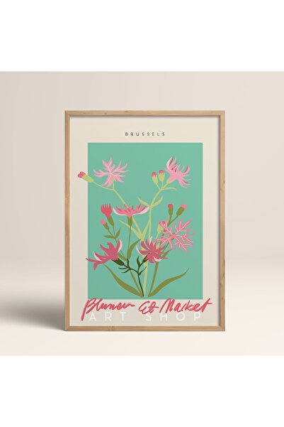 HOMEPACK Doğal Ahşap Çerçeveli Tablo Çerçeveli Poster Sanatsal Modern Duvar D...