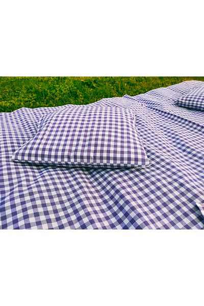 Angels' Collection Purple Gingham Picnic Set 5 Pieces
