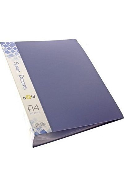 BOLD Presentation File 80 Sheets Blue