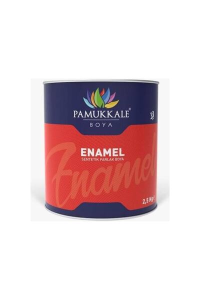 Pamukkale Enamel Sentetik Yağlı Boya 2,5 Kg Metalik Gri