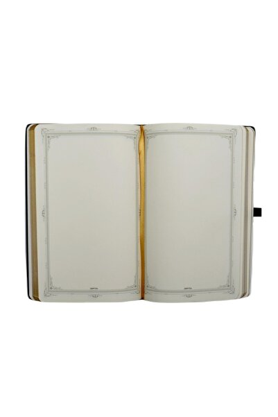 Gıpta Copertă din piele dură cusută cu fir Scala 13x21 cm 120 coli Bloc de note