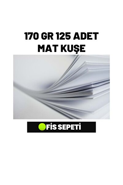 Ofissepeti 125 قطعة مطلية مقاس A4 - 170 جرام