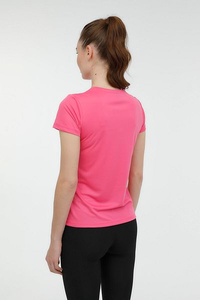 Kinetix T-shirt W-sn230 Basıc Pes C Neck Super Pembe Kadın Kısa Kol