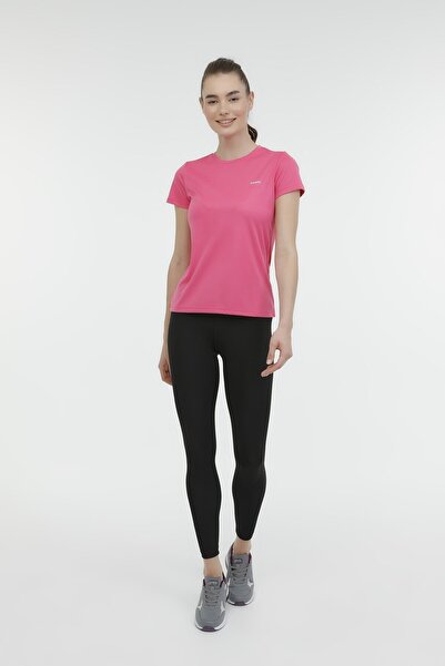 Kinetix T-shirt W-sn230 Basıc Pes C Neck Super Pembe Kadın Kısa Kol