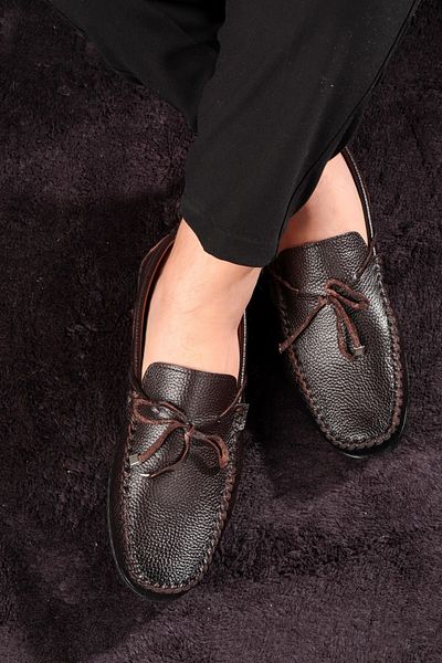 Ducavelli Borde Γνήσιο Δερμάτινο Ανδρικά Παπούτσια Casual, Loafer Shoes, Light Shoes