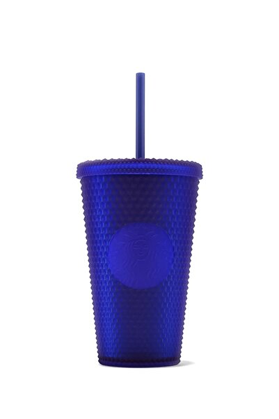 Starbucks ® Blue Colored Cold Drink Glass 473 Ml