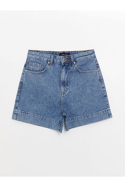 LC Waikiki Pantaloni scurți de jeans pentru damă - Standard Fit