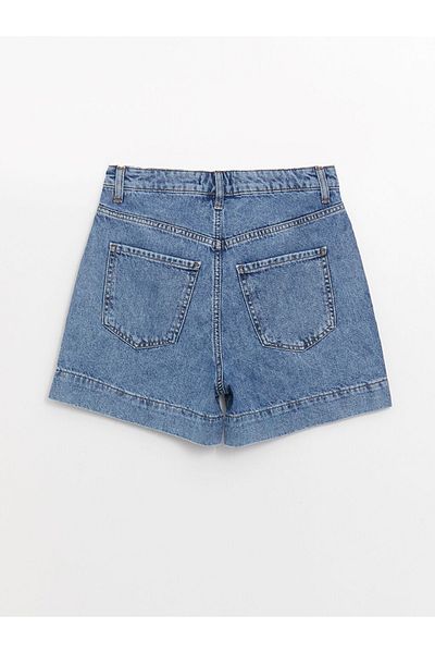 LC Waikiki Pantaloni scurți de jeans pentru damă - Standard Fit