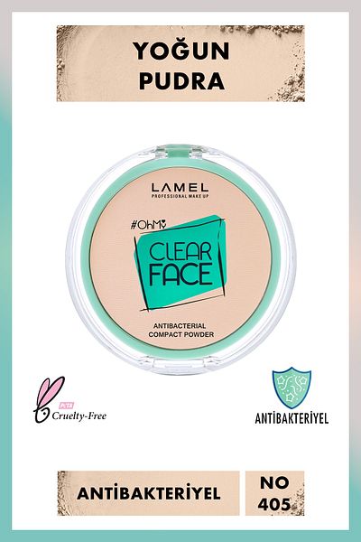Lamel Cosmetics Lamel Ohmy Clear Face Compact Powder No 405