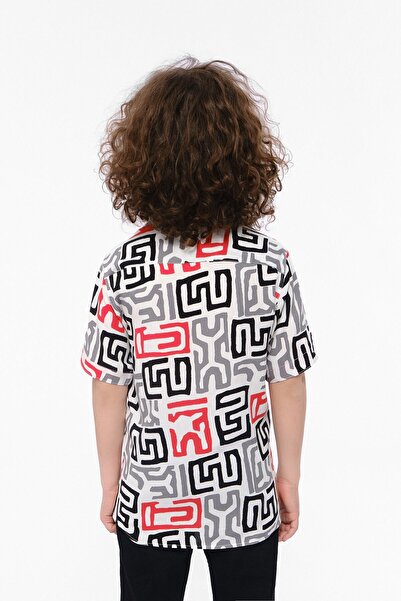 Doctor junior Cămașă cu mânecă scurtă și guler deschis pentru băieți