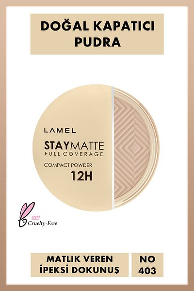 Lamel Cosmetics Stay Matte Compact Permanent Matte Powder No 403