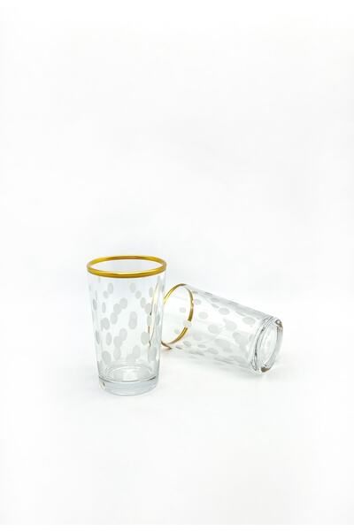 ÖzcamKristal 6 Parça 6 Kişilik Kartopu Kahve Yanı Su Bardağı