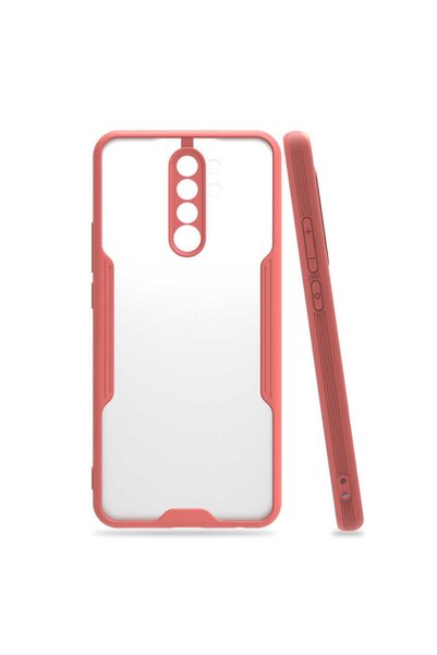 ZM STORE غلاف هاتف Xiaomi Redmi 9 مزود بحماية للكاميرا وغطاء شفاف من الخلف