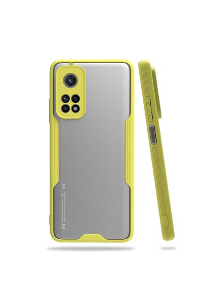 ZM STORE حافظة هاتف Xiaomi Mi 10t 5g مع حماية للكاميرا وغطاء شفاف من الخلف