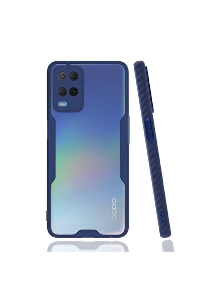 ZM STORE Oppo A54 4g Kılıf Kamera Korumalı Arkası Buzlu Şeffaf Parfe Kapak