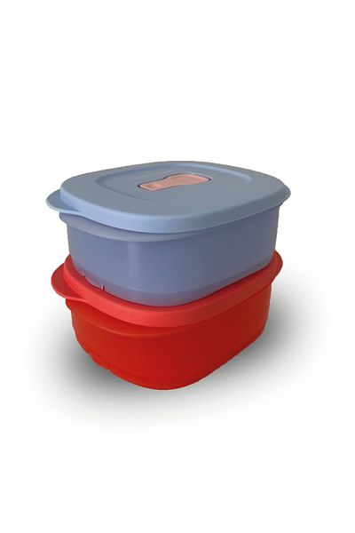 Tupperware Microwave Oven Heating Container 500 Ml Set of 2