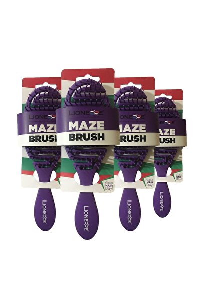 Tarko Perie de păr Lionesse Oval Purple X 4